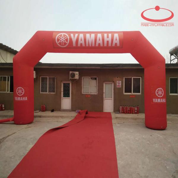 Colorful advertising inflatable full printing color arch inflatable entrance arch for event 6*3m size