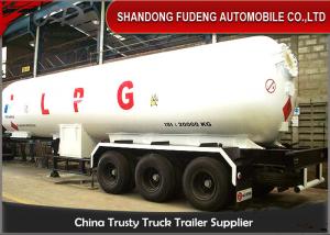  Gas Ammonia Liquid LPG Tank Trailer Volume 49.1 Cubic Meter Steel Material Manufactures