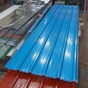 China Zinc Corrugated Color Coated Roofing Sheet 750mm-1500mm Iron Roofing Sheets on sale