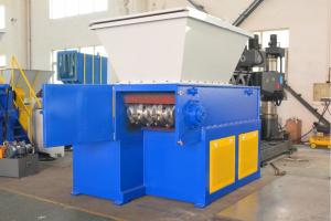  Single Shaft Shredder Machine For Plastic Pipes Scrap Include PE / PP / PPR / ABS / PVC Manufactures