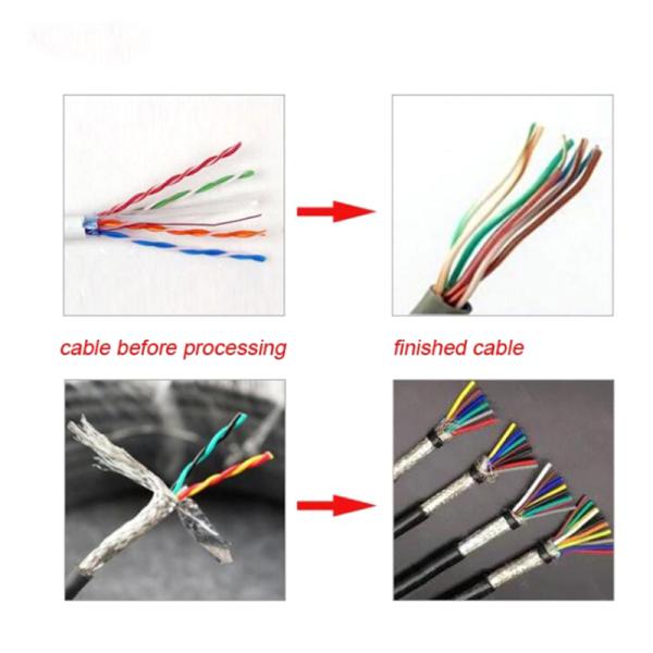 Network Patch Ethernet Cable Wire Straightening Machine Automatic CX-501