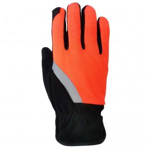  CE Winter Gloves PU Palm 40g Thinsulate Lining With Reflective Strap Manufactures