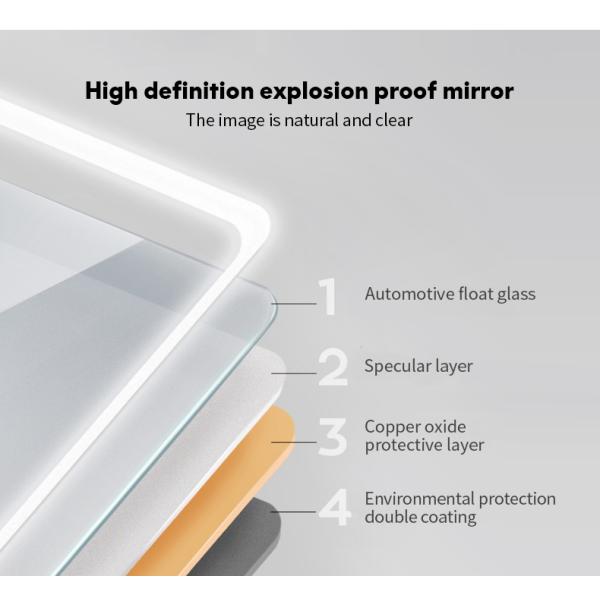 43in Floor Standing fitness mirror Android 7.1 Lcd Advertising Display Screen 500cd/M2