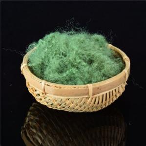  Makeit Jade Green Dope Dyed Fiber For Clothing Industry Manufactures
