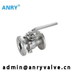  2piece WCB body SS304 Ball PTFE Seat Flanged RF Floating Ball Valve Manufactures