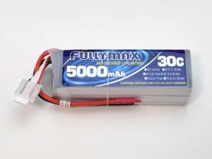  FULLYMAX LiPo Battery Pack 30C 5000mAh 5S 18.5V for RC Heli, Fix-wing aircraft, RC airplanes，F3A aerobatic Manufactures