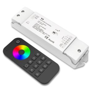  RF Wireless RGBW LED Strip Controller With Auto - Transmitting Function Manufactures