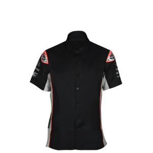 China Custom Printed Polo Shirt Quick Dry Cotton for Racing Team and Motorcycling Fans on sale