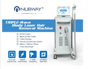  Nubway professional best painless high technology 808 soprano diode laser hair removal beauty Machine with big spot Manufactures