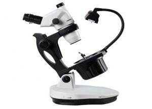 China 7W 0.6X 100mm Trinocular Stereo Zoom Microscope For Jewelry Setting on sale