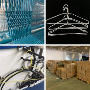  Dry cleaner 1.9mm Laundry Wire Hanger Customized Color Electrostatic Spraying Manufactures