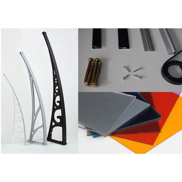 1200mm Length Window Balcony Awning with Clear Plastic and Easy Installation