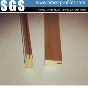  High Qualified Brass Profiles In Small Lock Parts With Extruded Process Manufactures