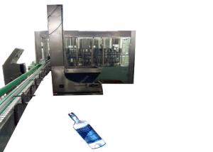 Glass Bottle Carbonated Beverage Filling Machine 3 In 1 Monoblock Semi Automatic