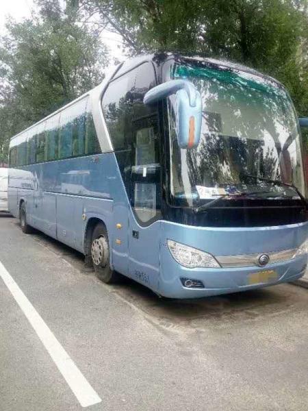 Quality Diesel Yutong Second Hand Tourist Bus Zk 6122 55 Seater Coach Bus With AC Video for sale
