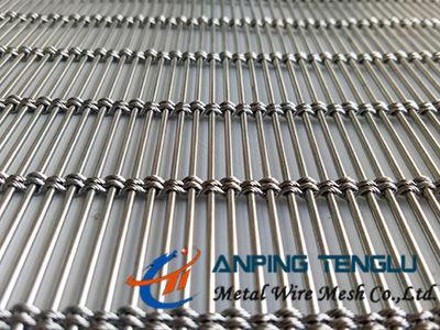 Cable and Rod Metal Mesh Screen, Mainly Stainless Steel, Aluminum, Copper