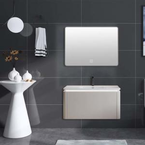 China 80cm Slate Bathroom Vanity Bathroom Cabinet With Wash Basin Solid wood on sale
