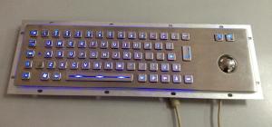 China Rugged Vandal Proof Metal PC Keyboard USB PS2 Interface Steel Mechanical Keyboard on sale