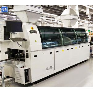 Buy cheap PC PLC Lead Free Wave Soldering Machine 1930KG Hot Air Wave Solder from wholesalers