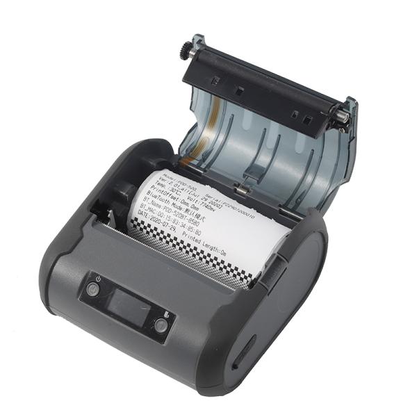 ZJiang 3 Inch Mini Label Printer 80mm Mobile Thermal Printing Machine For Android IOS