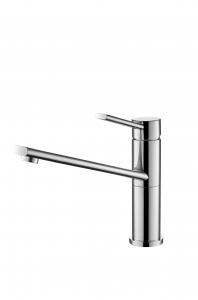 China Brass Kitchen Mixer Taps Chrome Finish Polished with Single Handles on sale