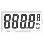 Alphanumeric 7 Segment Custom LCD Display I2C Interface For Front Screen