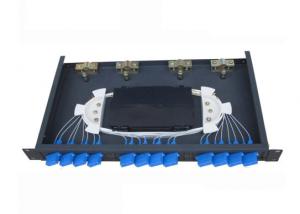 China Rack mounted Fiber Optic Terminal Box with SC Adapters / Pigtails on sale