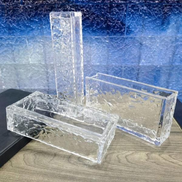 Quality Durable and Aesthetically Versatile Glass Brick Blocks for Indoor and Outdoor Applications for sale
