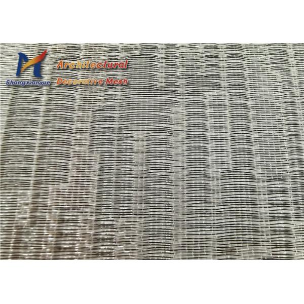 Plain Weave Glass Wire Mesh Dividers 3m Decorative Copper