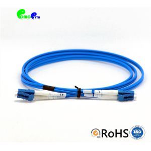 Buy cheap Armored Fiber Optic Patch Cables LC UPC - LC UPC Zipcord SM Duplex 3.0 LSZH Blue from wholesalers