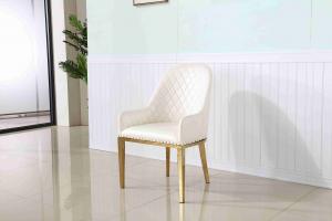  Nordic Padded Dining Room Chairs SS Leather Negotiation Dining Room Lounge Chairs White Manufactures