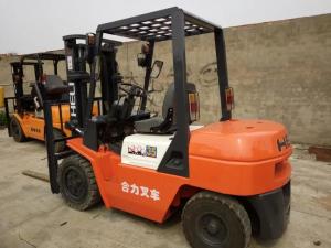 China 2014 Year HELI 2nd Hand Forklift Trucks 3.5 Ton CPCD35 Original Paint No Oil Leakage on sale