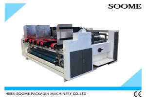  Double Piece Semi Automatic Carton Folder Gluer For Corrugated Box Manufactures
