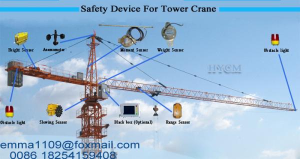 10tons TC6515 Building Construction Tower Kren Fixing Angle Foundation Crane