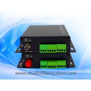  2Bidi stereo audio over fiber extenders with Phoenix interface for 2bidi encoded stereo audio to 10~120KM Manufactures