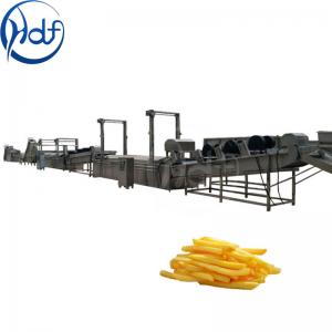 China Frozen French Fries Making Machine Potato Chips Machine Potato Chips Plant Cost Chips Production Line French Frise Vegetables CE on sale