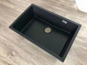  Black Electroplating Single Bowl Steel Sink For Kitchen And Bathroom Manufactures