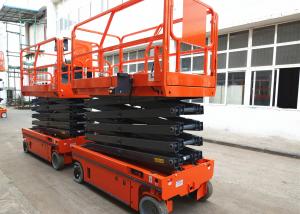  Motion Alarm Self Propelled Electric Scissor Lift Self Propelled Single Man Lift Manufactures