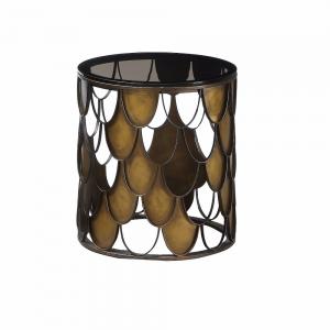 2018 Modern Small Round Side Tables Metal Glass Coffee Table Manufactures