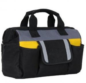 China Heavy Duty Kit Black Electrician Tool Bag , Large Tool Tote Bag 50*40*30 cm Size on sale