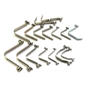  Anti Rust Button Spring Clips For Telecommunicate Equipment Manufactures