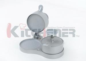 China 4.5 Inch Diameter Metal Burger Press Dual Patties For Breakfast Sandwich on sale