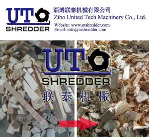 China Waste furniture shredder/double shaft shredder, wood chipper, wood crusher on sale