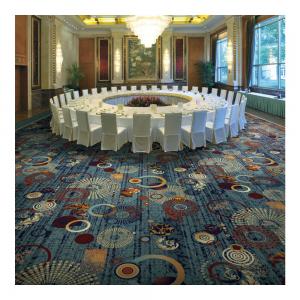 China Elegane Style Banquet Hall Nylon Printed Carpet With Static Control on sale