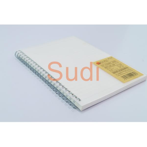 Double Binding Filament PP Cover A5 Loose Leaf Spiral Notebook