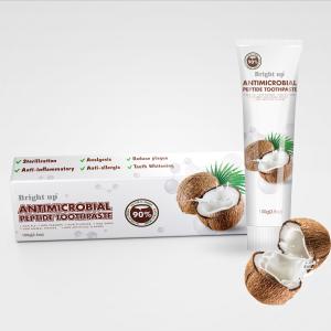  Customized Herbal Teeth Whitening Toothpastes 90% Natural Organic Coconut Oil Manufactures