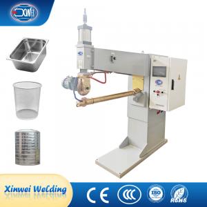 China Semi Automatic Mfdc Longitudinal Automatic Seam Welding Machine 160Kva on sale