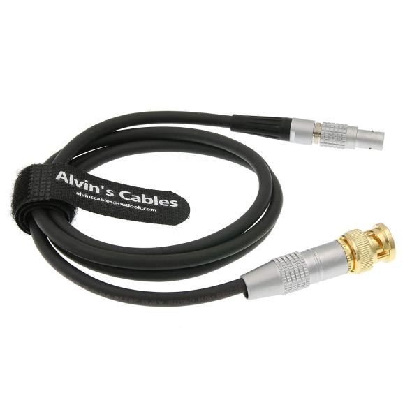 Alvin's Cables BNC to 5 Pin Male ARR Mini TIME Code Cable for Sound Devices ZAXCOM