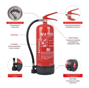 China Stainless Steel / Carbon Steel Material Water Fire Extinguisher Brass Valve Type on sale