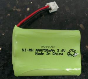  Ready To Use AAA750 Nimh Battery Packs 3.6V For Baby Monitor Manufactures